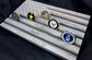 Pledge of Allegiance Challenge Coin Display - Personalized - Gray