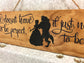 Beauty and the Beast Wood Sign