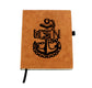 Chief Petty Officer Personalized Notebook with pen loop - Tan