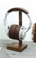 Marine Walnut Base and Metal Headphone Stand