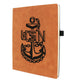 Chief Petty Officer Personalized Notebook with pen loop - Tan