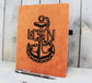 Chief Petty Officer Personalized Notebook with pen loop - Tan