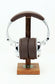 Army Mahogany Base and Metal Headphone Stand